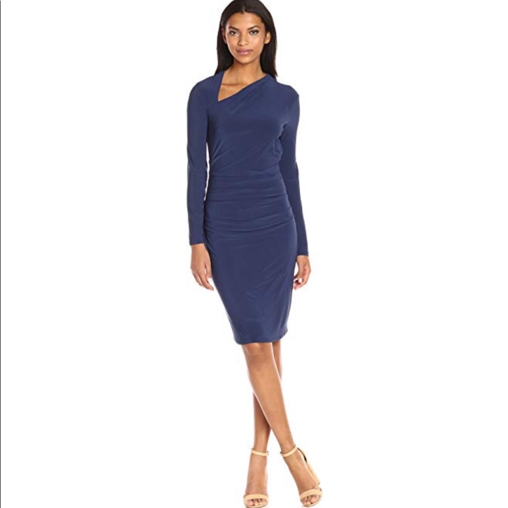 Laundry by Shelli Segal Asymmetrical Neckline